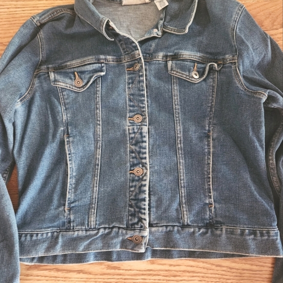 EUC Vintage Liz Claiborne Jean Jacket, Size XL - Picture 2 of 5